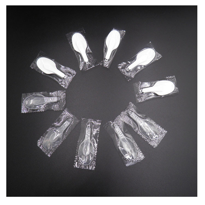Długość 21,8 mm Plastikowa łyżka do jogurtu Składana PP Transparent Ordorless do galaretki