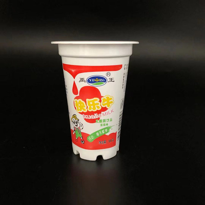 Polipropylenowy plastikowy kubek do jogurtu 180ml 100mm