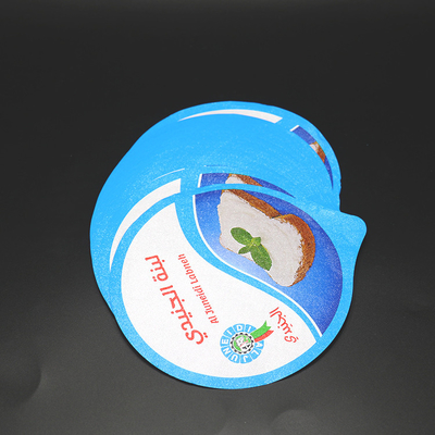 Kubek jogurtowy 144 mm Wstępnie przycięta pokrywa foliowa Lakier PVC 90 mikronów do pojemnika na lody