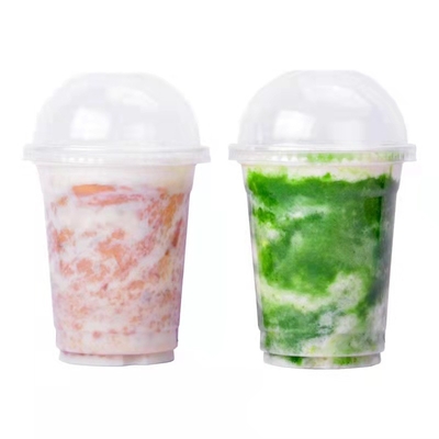 Jednorazowe plastikowe kubki do herbaty Bubble Milk 90 ml 500 ml ODM