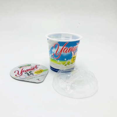 125 ml 4 uncji jednorazowego plastikowego kubka do jogurtu PP spożywczego 5 g z pokrywką z folii aluminiowej