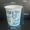 120g 125ml Jednorazowe pojemniki na jogurt z polistyrenu z pokrywkami z folii aluminiowej