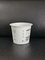 180 ml plastikowego jogurtu IML z pokrywą z folii aluminiowej i plastikową