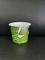 150 ml plastikowego jogurtu IML z pokrywą z folii aluminiowej i plastikową