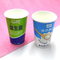Drukowany biodegradowalny papierowy kubek jogurtowy Jednorazowy 4 uncje 6 uncji na lody