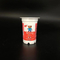 140 ml plastikowy kubek pp na jogurt z pokrywką foliową