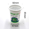 180 ml biały kubek PP spożywczy do pakowania mleka / jogurtu / soku z foliowym zamknięciem pokrywy