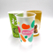 360 ml 700 ml plastikowe kubki na herbatę mleczną z nadrukowanym logo Milkshake Clear Frosted Cold Cups