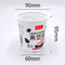 Plastikowe kubki spożywcze 12oz650ml dostosowany plastikowy kubek do mleka jogurtowego z pokrywką z folii aluminiowej