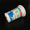 Jednorazowy plastikowy kubek do lodów Parfait z jogurtem VODKA 230 ml 8 uncji 90 mm pokrywka foliowa