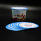 40 mikronów 98 mm Pokrywka z folii jogurtowej Jednorazowa okrągłość Pre Cut Folia PE